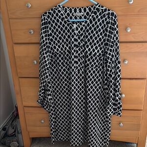 GAP Monochrome Patterned Dress